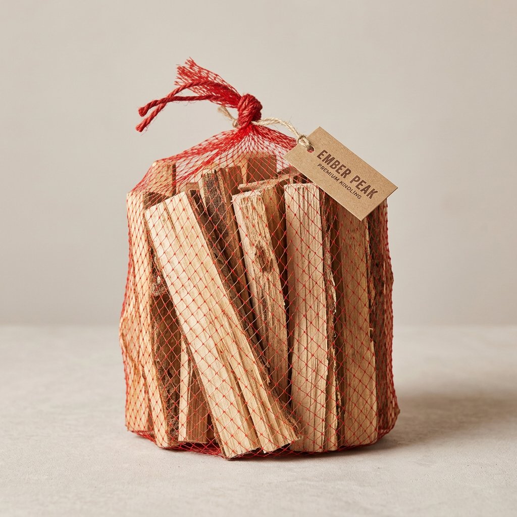 10kg net bag of dry split kindling sticks